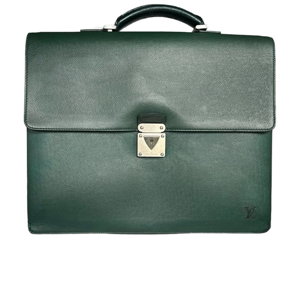 - LV Green Briefcase - Picture 1 of 12